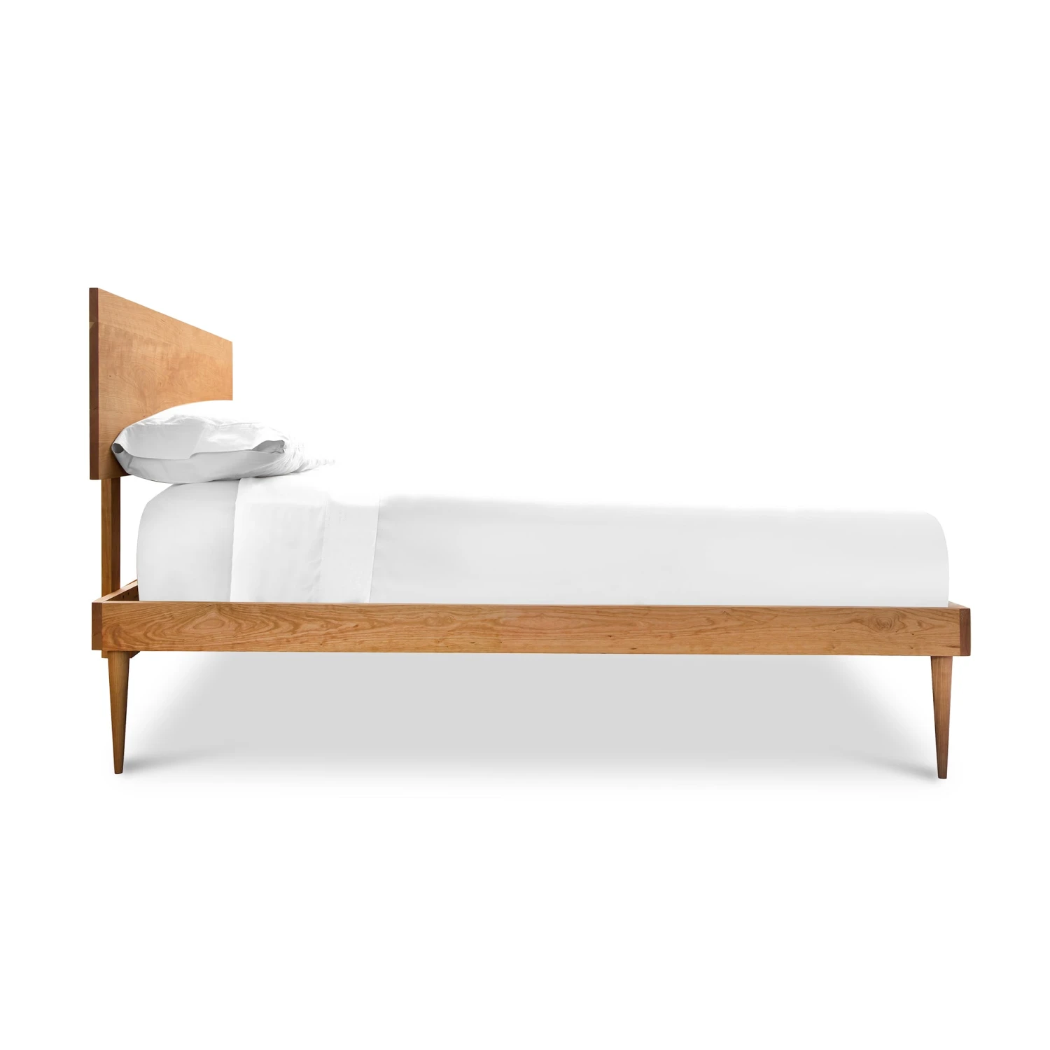 Larssen Handcrafted Vermont Hardwood Mid-Century Modern Bed 5 Larssen Handcrafted Vermont Hardwood Mid-Century Modern Bed - Image 3