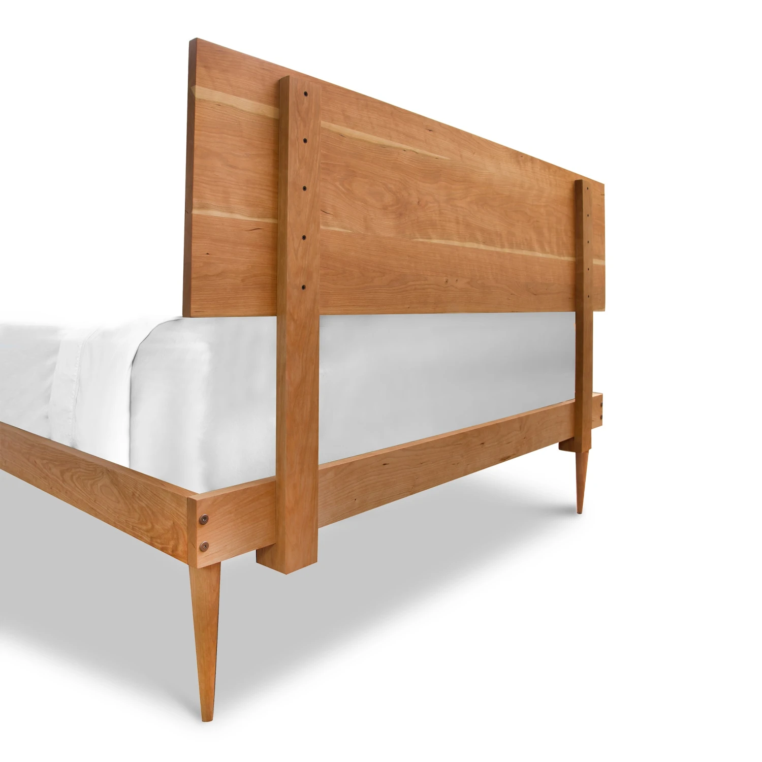 Larssen Handcrafted Vermont Hardwood Mid-Century Modern Bed 6 Larssen Handcrafted Vermont Hardwood Mid-Century Modern Bed - Image 4
