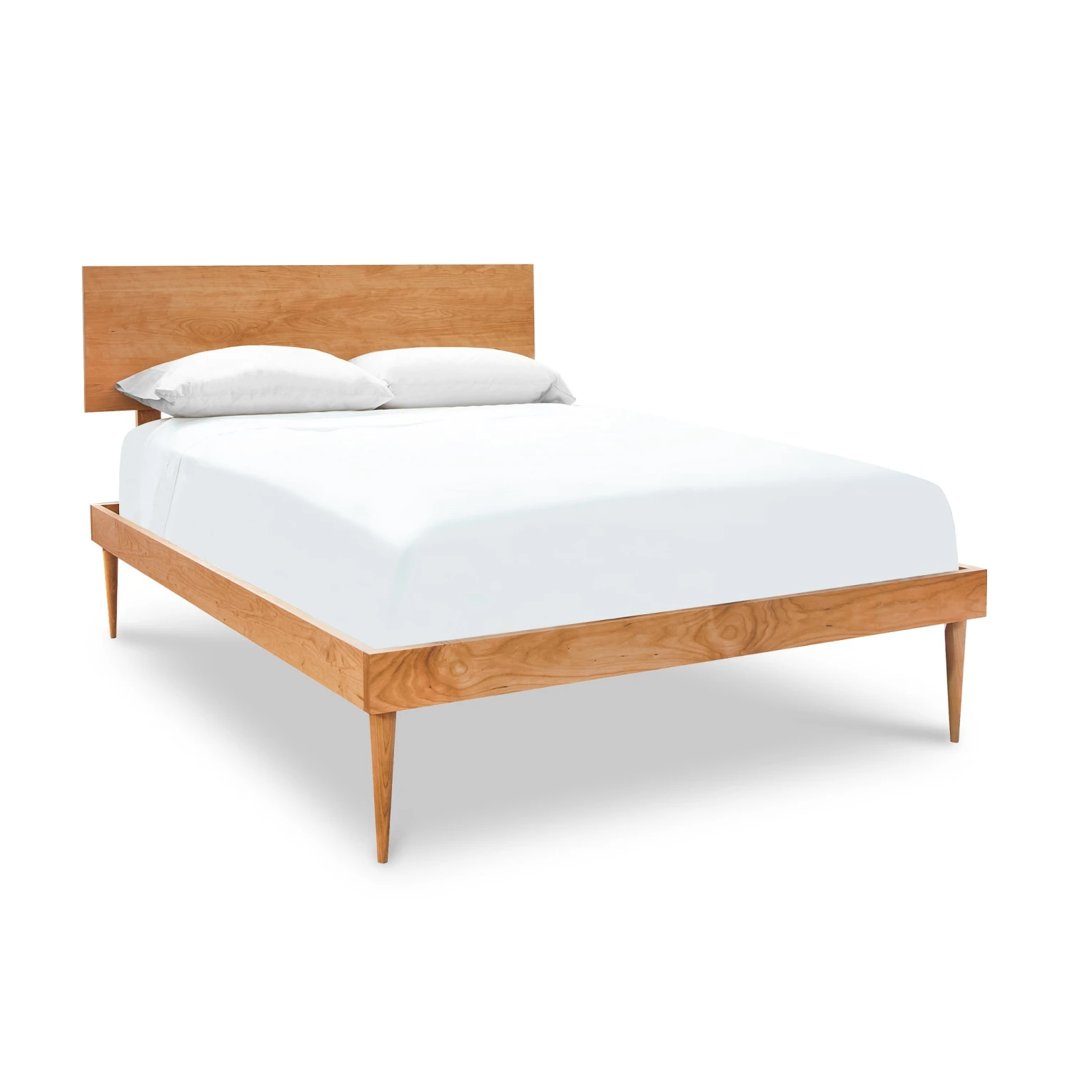 Larssen Handcrafted Vermont Hardwood Mid-Century Modern Bed 9 Larssen Handcrafted Vermont Hardwood Mid-Century Modern Bed - Image 7