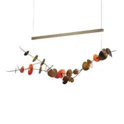 Hubbardton Forge Lily LED Pendant - Hand-Forged Botanical Light