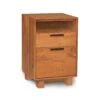 Copeland Furniture Linear Narrow File Cabinet with Cubby
