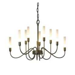 Hubbardton Forge Lisse 10-Arm Chandelier