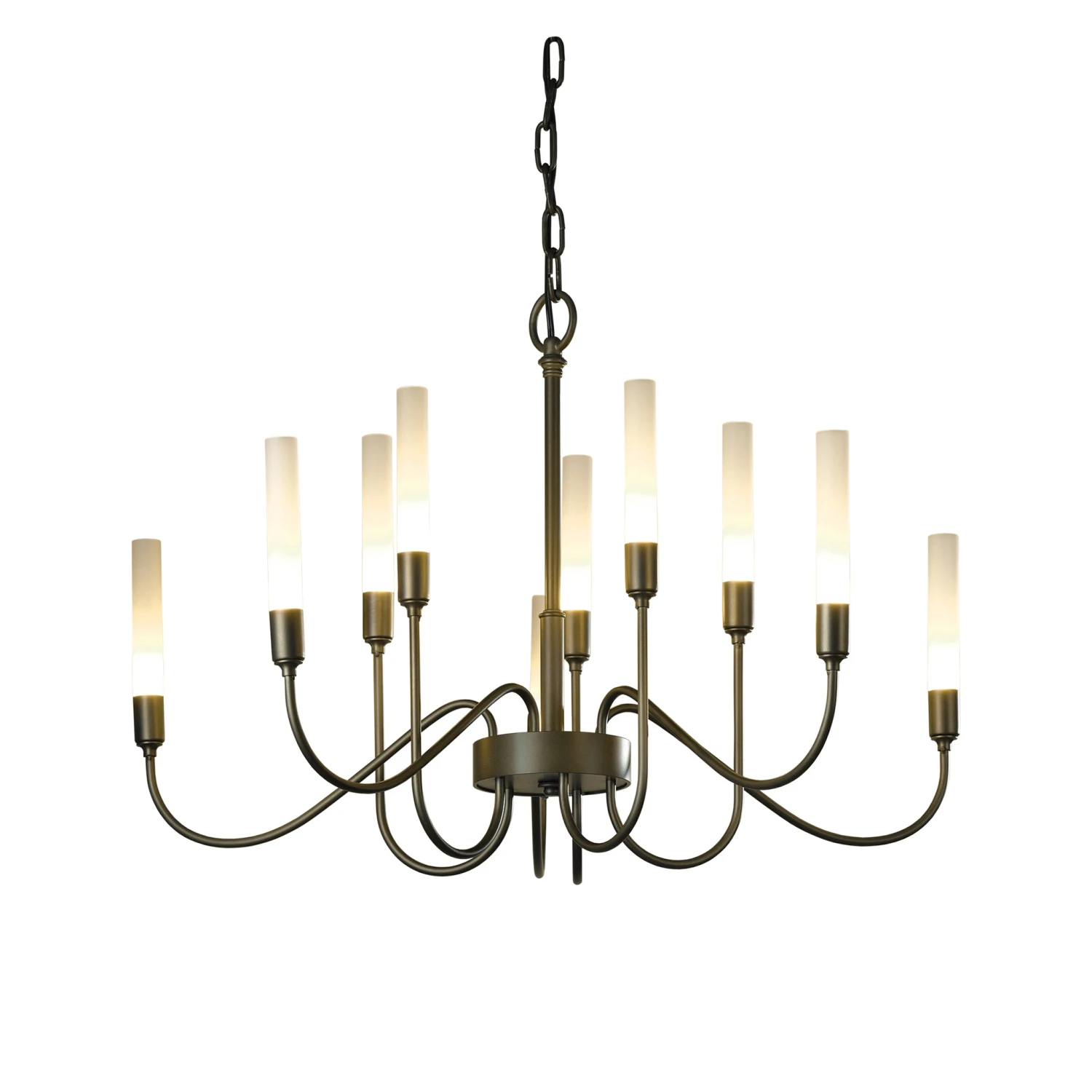 Hubbardton Forge Lisse 10-Arm Chandelier 3 Hubbardton Forge Lisse 10-Arm Chandelier