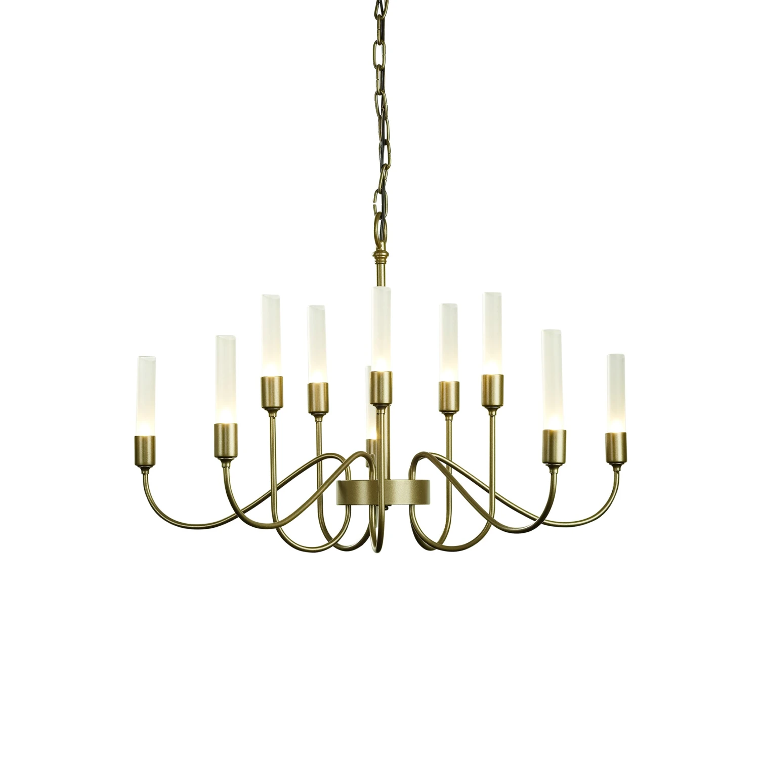 Hubbardton Forge Lisse 10-Arm Chandelier 4 Hubbardton Forge Lisse 10-Arm Chandelier - Image 2