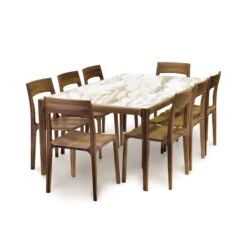 Copeland Lisse Sintered Stone Top Dining Table 7 Copeland Lisse Sintered Stone Top Dining Table -VERMONT WOODS Lisse Sintered Stone Top Table 42x72 Macchia Vecchia