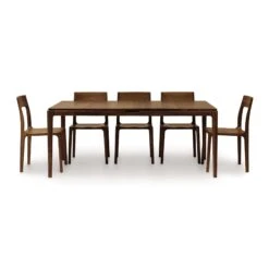 Copeland Furniture Lisse Solid Walnut Extension Dining Table