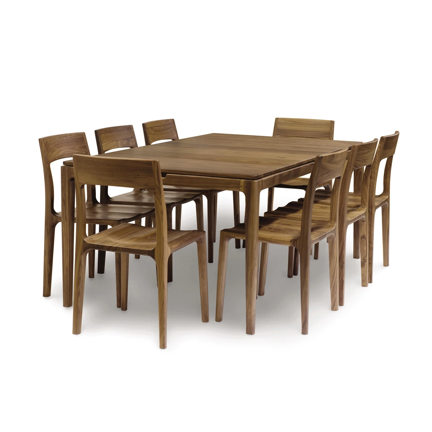 Copeland Furniture Lisse Solid Walnut Extension Dining Table 4 Copeland Furniture Lisse Solid Walnut Extension Dining Table - Image 2
