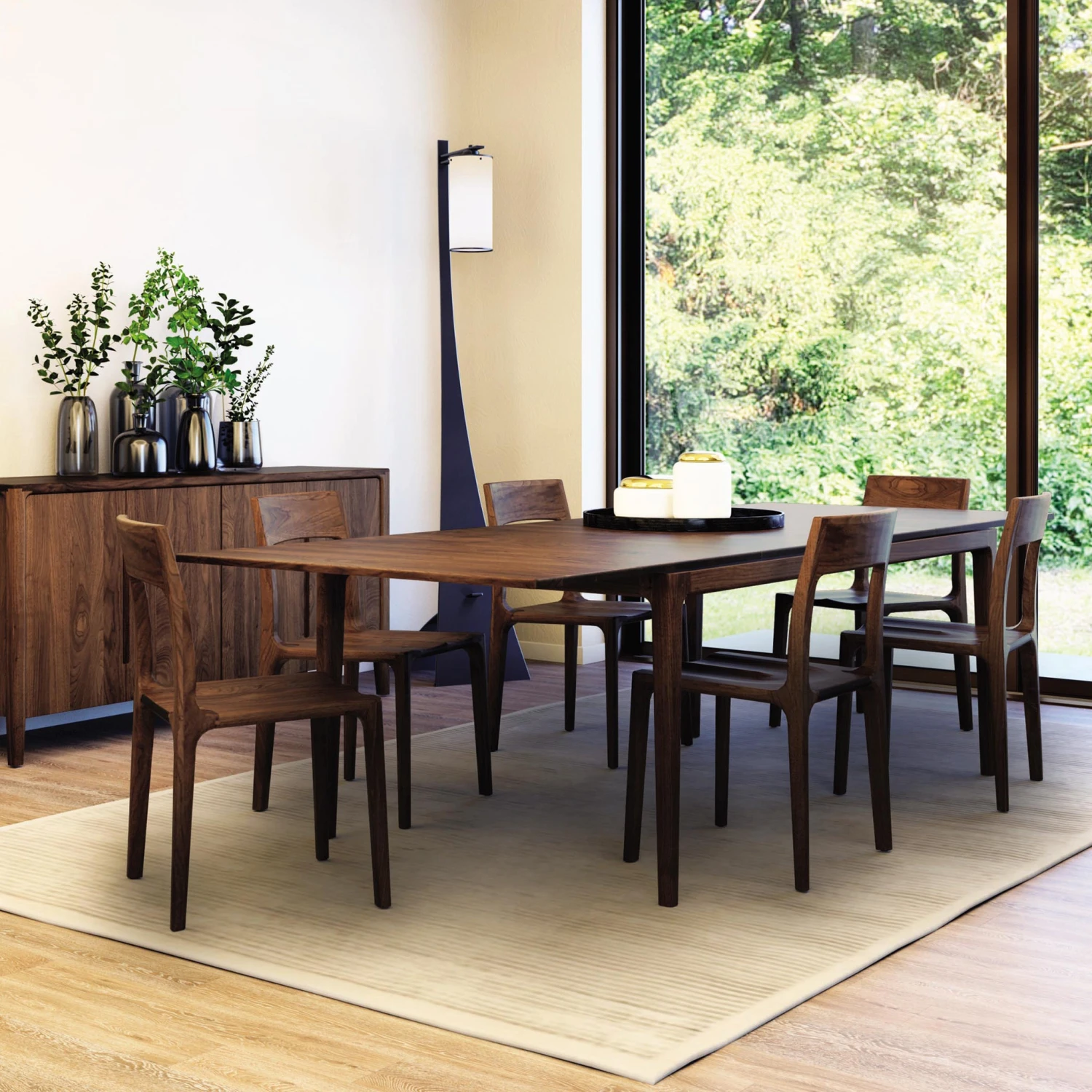 Copeland Furniture Lisse Solid Walnut Extension Dining Table 12 Copeland Furniture Lisse Solid Walnut Extension Dining Table - Image 10