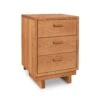 Modern Loft 3-Drawer Solid Wood Nightstand - Customizable Finish -VERMONT WOODS Loft 3 Drawer Nighstand
