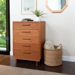 Loft Solid Wood 5-Drawer Chest - Vermont Crafted Bedroom Storage 20 Loft Solid Wood 5-Drawer Chest - Vermont Crafted Bedroom Storage -VERMONT WOODS Loft 5 Drawer Chest Life 1