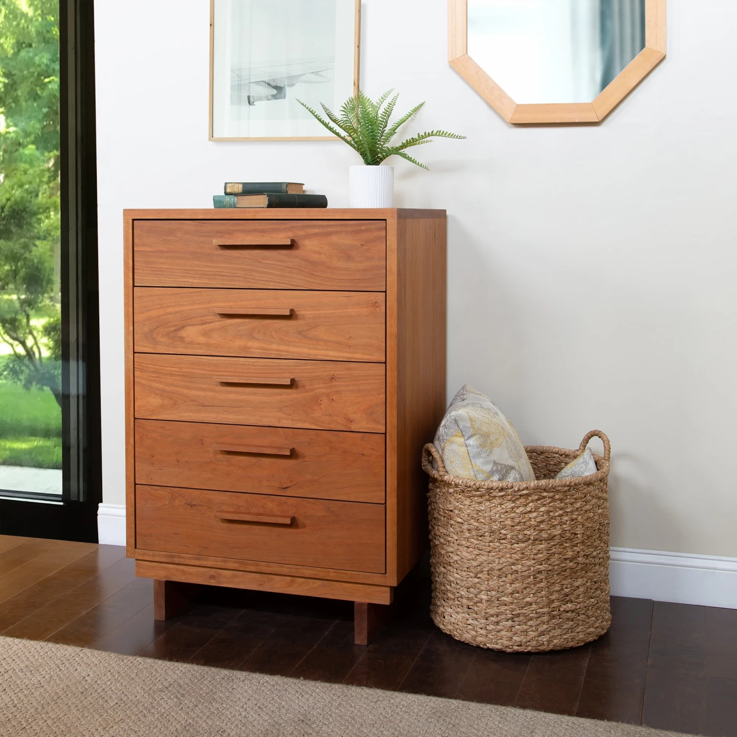 Loft Solid Wood 5-Drawer Chest - Vermont Crafted Bedroom Storage 9 Loft Solid Wood 5-Drawer Chest - Vermont Crafted Bedroom Storage - Image 7