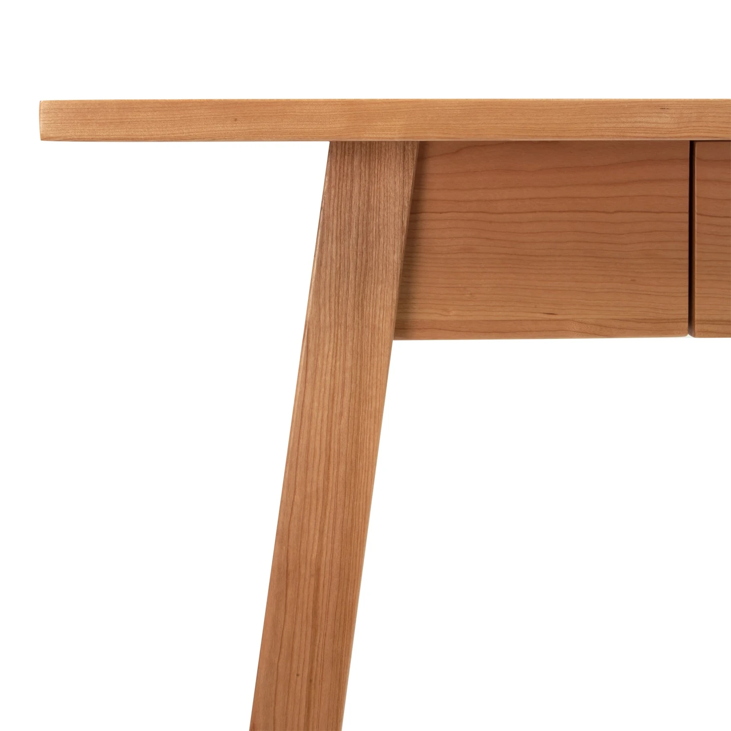 Solid Wood Writing Desk - Manchester Modern Handcrafted Home Office Table 7 Solid Wood Writing Desk - Manchester Modern Handcrafted Home Office Table - Image 5