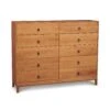 Copeland Mansfield 10-Drawer Solid Wood Dresser -VERMONT WOODS Mansfield Cherry 10 Drawer Dresser