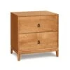 Copeland Furniture Mansfield 2-Drawer Nightstand 2 Copeland Furniture Mansfield 2-Drawer Nightstand -VERMONT WOODS Mansfield Cherry 2 Drawer Nightstand