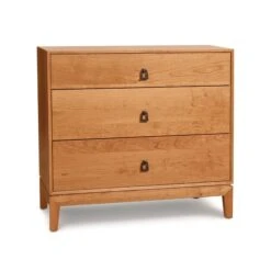 Copeland Mansfield 3-Drawer Solid Wood Chest 10 Copeland Mansfield 3-Drawer Solid Wood Chest -VERMONT WOODS Mansfield Cherry 3 Drawer Chest Natural Cherry