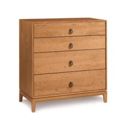 Mansfield 4-Drawer Chest 12 Mansfield 4-Drawer Chest -VERMONT WOODS Mansfield Cherry 4 Drawer Chest Natural Cherry
