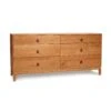 Copeland Mansfield 6-Drawer Dresser - Solid Wood Vermont Made -VERMONT WOODS Mansfield Cherry 6 Drawer Dresser