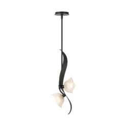 Hubbardton Forge Mika 2-Light Pendant 35 Hubbardton Forge Mika 2-Light Pendant -VERMONT WOODS Mika 2 Light Pendant Black