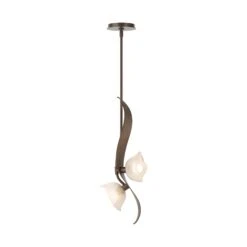 Hubbardton Forge Mika 2-Light Pendant 33 Hubbardton Forge Mika 2-Light Pendant -VERMONT WOODS Mika 2 Light Pendant Bronze