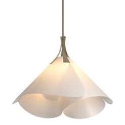 Hubbardton Forge Mobius Large Pendant -VERMONT WOODS Mobius Large Pendant Soft Gold