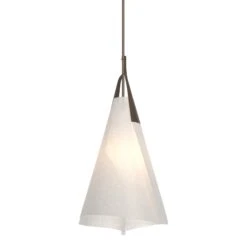 Hubbardton Forge Mobius Tall Pendant - Modern Hand-Forged Lighting 15 Hubbardton Forge Mobius Tall Pendant - Modern Hand-Forged Lighting -VERMONT WOODS Mobius Tall Pendant Bronze