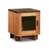 Modern American 1-Door Solid Wood Nightstand 2 Modern American 1-Door Solid Wood Nightstand -VERMONT WOODS Modern American 1 Door Nightstand with Door