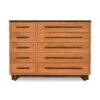 Modern American Solid Wood 10-Drawer Dresser - Handcrafted Two-Tone Storage 2 Modern American Solid Wood 10-Drawer Dresser - Handcrafted Two-Tone Storage -VERMONT WOODS Modern American 10 Drawer Dresser 2 Asymmetrical