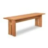 Solid Wood Modern Dining Bench - Handmade Vermont Seating 2 Solid Wood Modern Dining Bench - Handmade Vermont Seating -VERMONT WOODS Modern American Dining Bench
