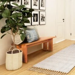 Solid Wood Modern Dining Bench - Handmade Vermont Seating -VERMONT WOODS Modern American Dining Bench Life 2 6a53b45c 8ace 40c5 b5eb 5342a4fb234c