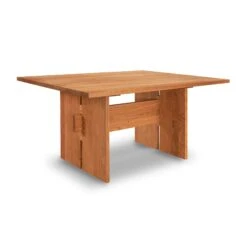 Modern American Solid Wood Dining Table - Custom Handcrafted 17 Modern American Solid Wood Dining Table - Custom Handcrafted -VERMONT WOODS Modern American Dining Table 42x60 Natural Cherry