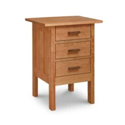 Modern Craftsman 3-Drawer Nightstand