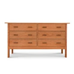 Modern Craftsman 6-Drawer Dresser