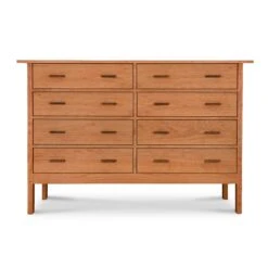 Modern Craftsman 8-Drawer Solid Wood Dresser