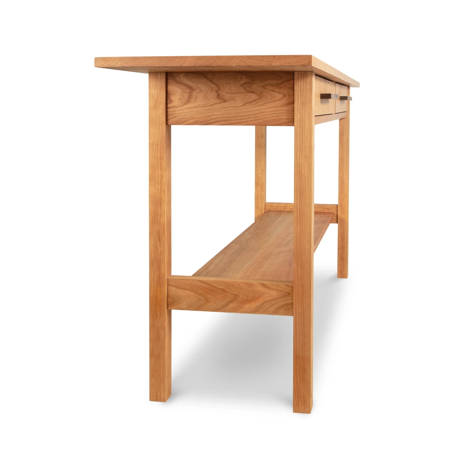 Modern Craftsman 2-Drawer Console Table - Handcrafted Solid Wood 5 Modern Craftsman 2-Drawer Console Table - Handcrafted Solid Wood - Image 3