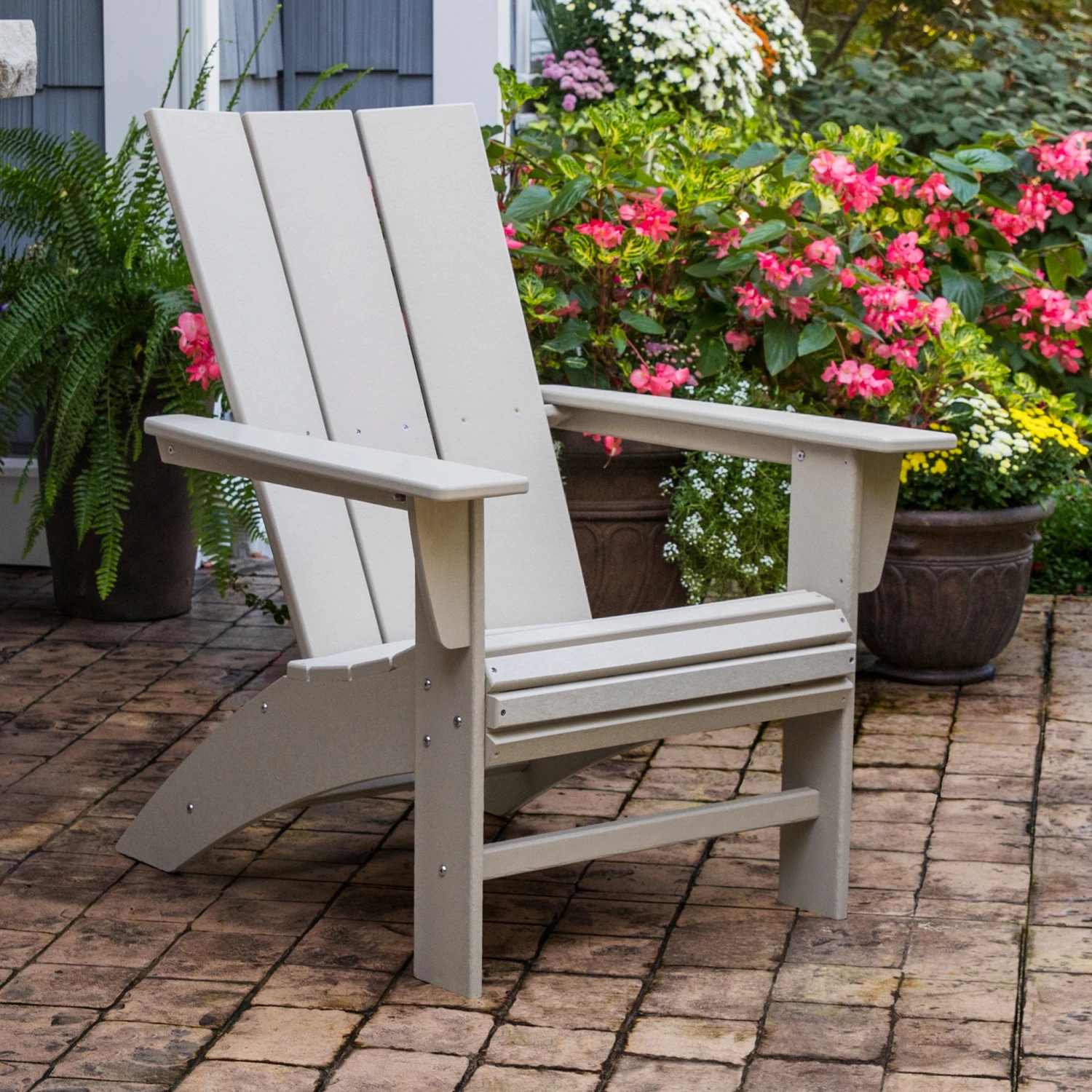 POLYWOOD Modern Curveback Adirondack Chair 7 POLYWOOD Modern Curveback Adirondack Chair - Image 5