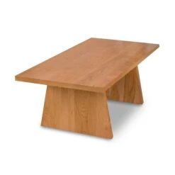 Solid Wood Modern Designer Coffee Table - Handcrafted in Vermont
