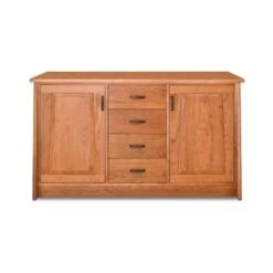Solid Wood Modern Sideboard - Handcrafted Designer Buffet
