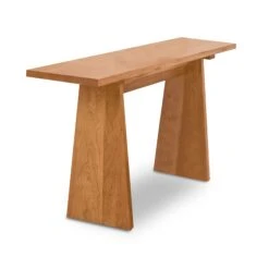 Modern Solid Wood Sofa Table - Handcrafted Vermont Console
