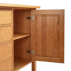 Artisan Crafted Modern Mission Sideboard - Solid Wood Dining Buffet -VERMONT WOODS Modern Mission Sideboard 7