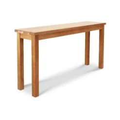 Solid Wood Modern Mission Sofa Table - Handcrafted Artisan Entryway Table