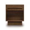 Moduluxe 1-Drawer Enclosed Shelf Nightstand - Solid Wood Modular Furniture 1 Moduluxe 1-Drawer Enclosed Shelf Nightstand - Solid Wood Modular Furniture -VERMONT WOODS Moduluxe Walnut 1 Drawer Enclosed Shelf Nightstand