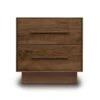 Moduluxe 2-Drawer Nightstand | Solid Wood Bedroom Storage 1 Moduluxe 2-Drawer Nightstand | Solid Wood Bedroom Storage -VERMONT WOODS Moduluxe Walnut 2 Drawer Nightstand