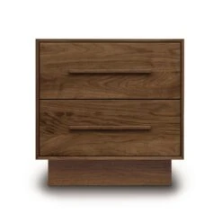 Moduluxe 2-Drawer Nightstand | Solid Wood Bedroom Storage