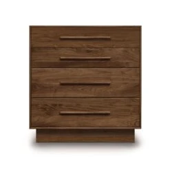 Moduluxe 4-Drawer Chest: Customizable 35-inch Series Hardwood Storage 5 Moduluxe 4-Drawer Chest: Customizable 35-inch Series Hardwood Storage -VERMONT WOODS Moduluxe Walnut 4 Drawer Chest Natural Walnut