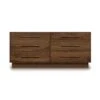 Moduluxe 6-Drawer Dresser - 29-Inch Modular Series 2 Moduluxe 6-Drawer Dresser - 29-Inch Modular Series -VERMONT WOODS Moduluxe Walnut 6 Drawer Dresser