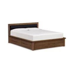 Moduluxe Storage Bed with Upholstered Headboard - 35" Series