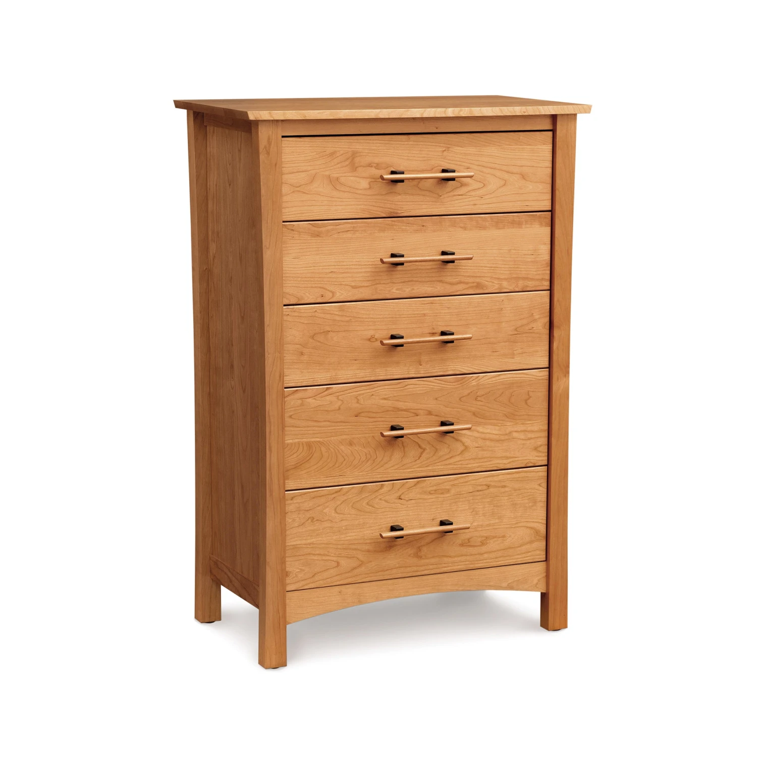 Monterey 5-Drawer Chest - Luxury Solid Cherry Wood Storage 3 Monterey 5-Drawer Chest - Luxury Solid Cherry Wood Storage