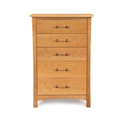 Monterey 5-Drawer Chest - Luxury Solid Cherry Wood Storage 10 Monterey 5-Drawer Chest - Luxury Solid Cherry Wood Storage -VERMONT WOODS Monterey Cherry 5 Drawer Chest 1