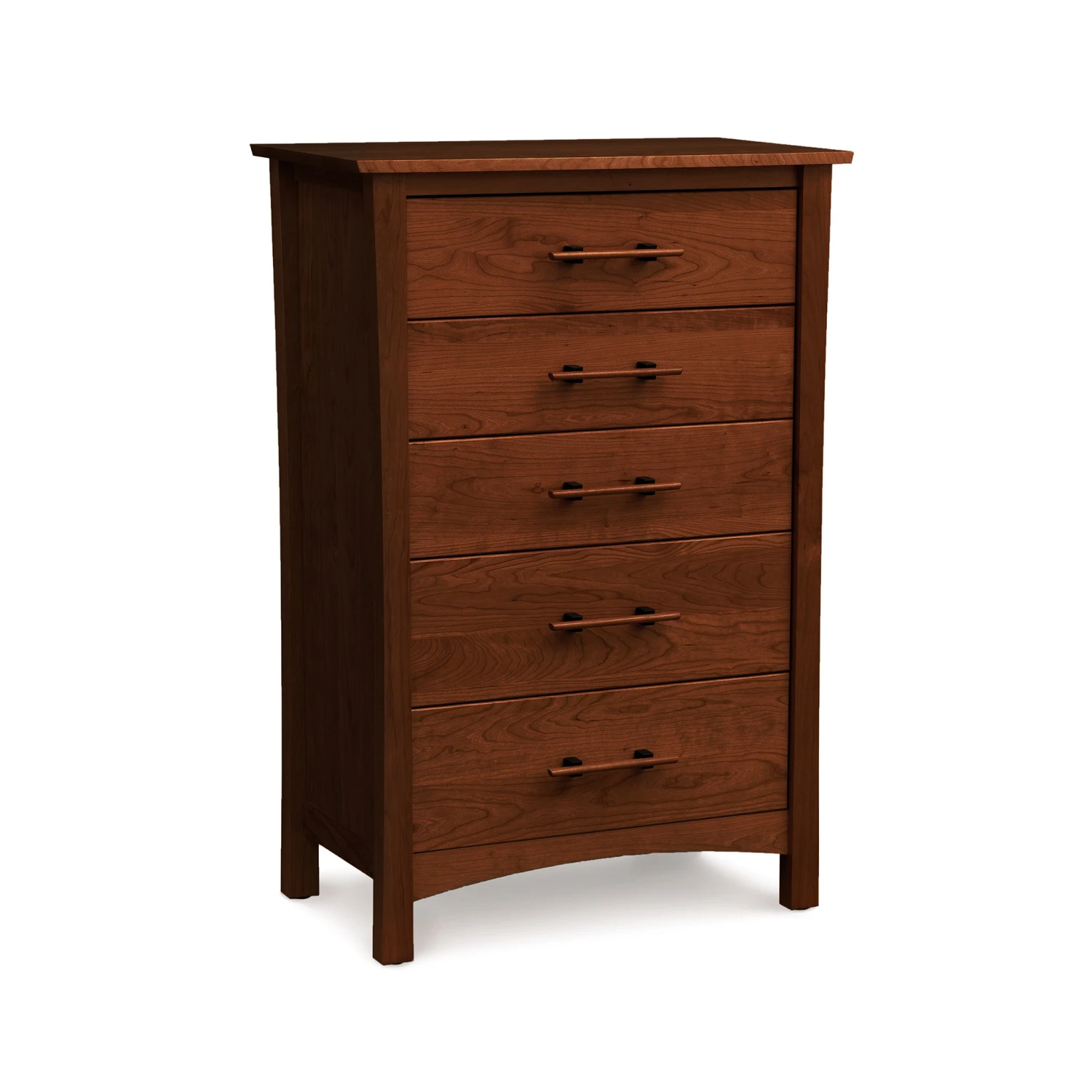 Monterey 5-Drawer Chest - Luxury Solid Cherry Wood Storage 7 Monterey 5-Drawer Chest - Luxury Solid Cherry Wood Storage - Image 5