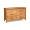Copeland Monterey 6-Drawer Cherry Wood Dresser -VERMONT WOODS Monterey Cherry 6 Drawer Dresser